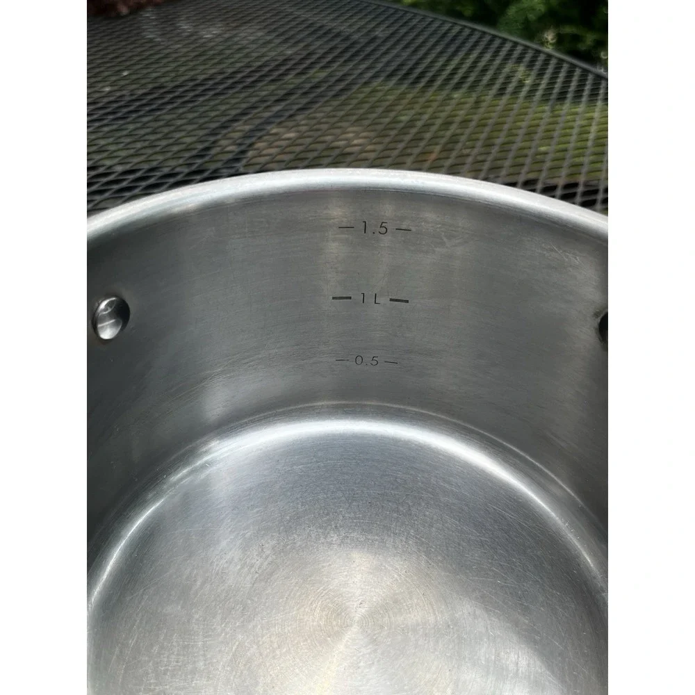Kuhn Rikon Switzerland 1.5L Saucepan Pot w/ Lid Stainless Steel
